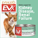 Evanger’s EVX Restricted Diet Low Phosphorus Boneless Beef Chunks in Brothe Recipe Wet Cat Food (5.5 oz x 24 cans)