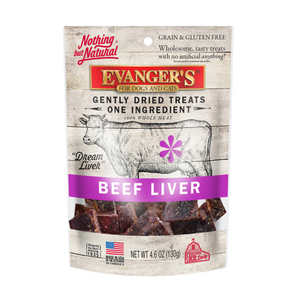 Evanger’s Freeze-Dried Beef Liver Dog & Cat Treats (4.6 oz) - Dog Treats 1