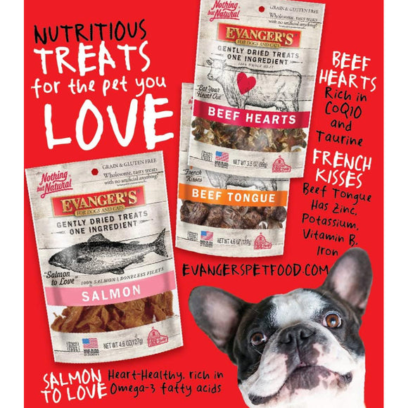 Evanger's Nothing but Natural Gently Air Dried Wild Salmon Dog & Cat Treats (3.5 oz)
