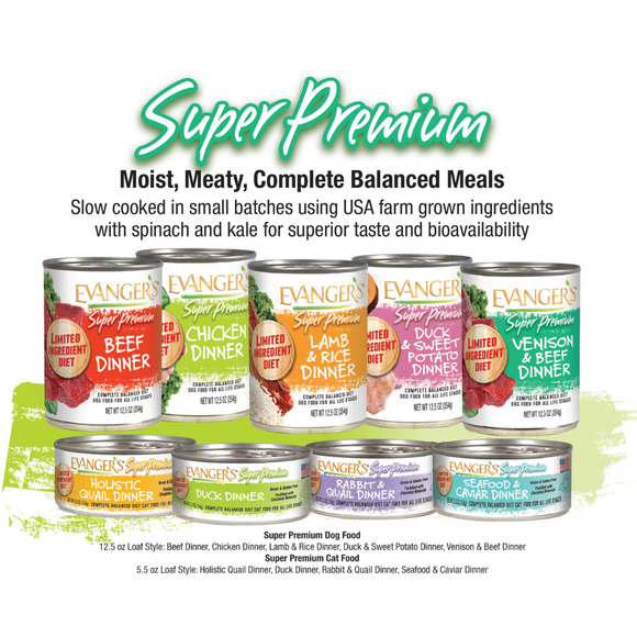 Evanger’s Super Premium Duck Dinner Grain-Free Wet Cat Food (5.5-oz x 24 cans) - Cat Food 2