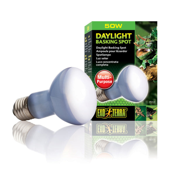 Exo Terra Basking Spot Lamp - 50-watt / Daylight - Reptile & Amphibian Habitat Heating & Lighting 1