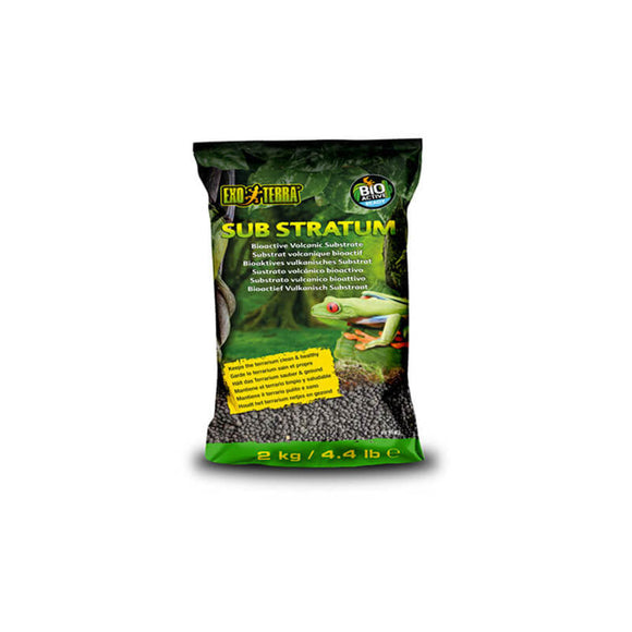 Exo Terra Bioactive Volcanic Substratum 4.4-lb - Reptile Bedding Substrate & Gravel 1