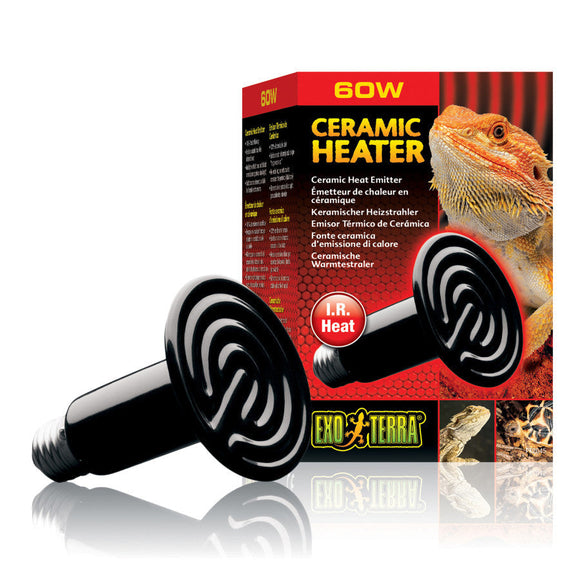 Exo Terra Ceramic Heater 110 volt - 60-watt - Reptile & Amphibian Habitat Heating & Lighting 2