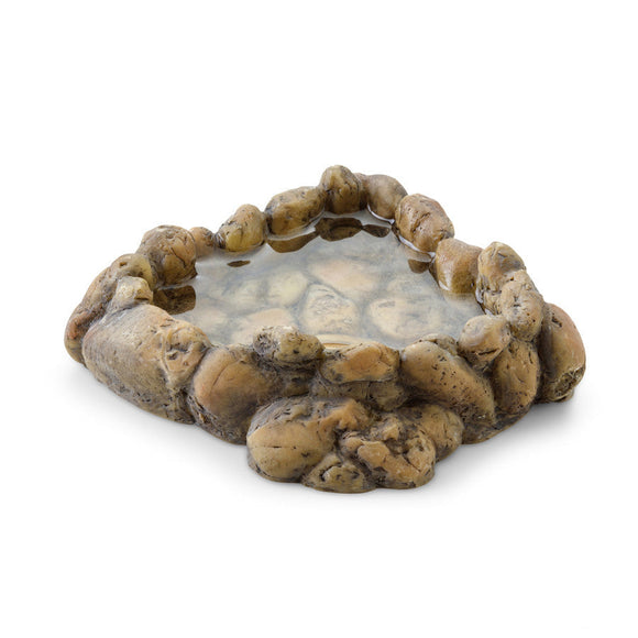 Exo Terra Corner Water Dish - Medium - Reptile Bedding Substrate & Gravel 1