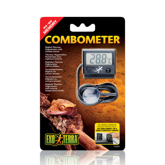 Exo Terra Digital Combination Thermometer/Hygrometer - Reptile & Amphibian Supplies 1