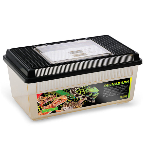 Exo Terra Faunarium Flat Home - Medium - Reptile & Amphibian Supplies 1