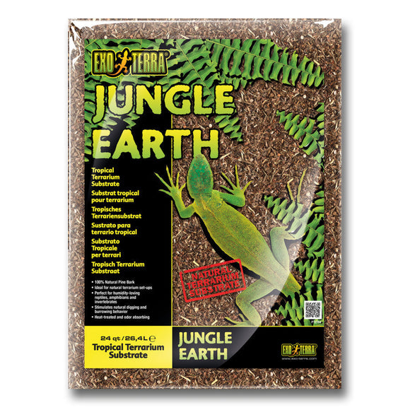 Exo Terra Jungle Earth - 24-qt - Reptile Bedding Substrate & Gravel 3