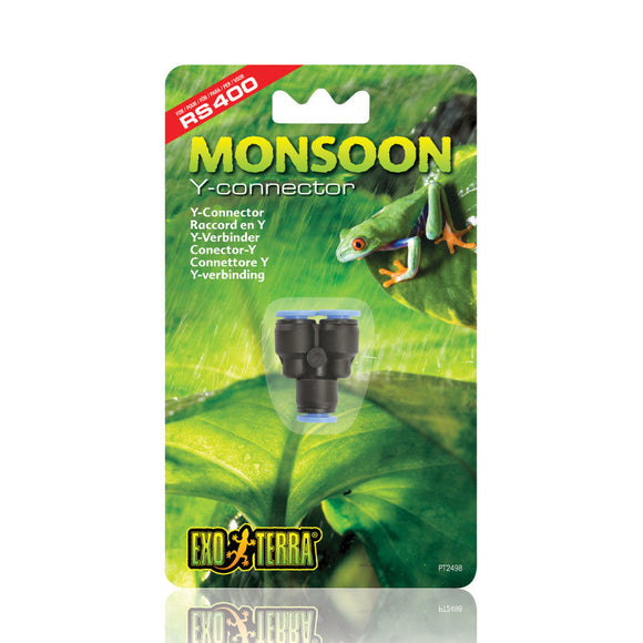Exo Terra Monsoon Y-Connector - Reptile & Amphibian Supplies 1