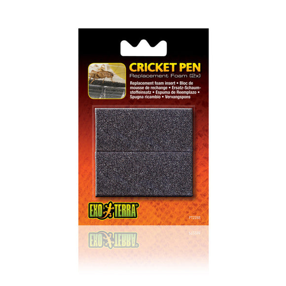 Exo Terra Replacement Sponge for Cricket Den 2-pc - Reptile & Amphibian Supplies 1