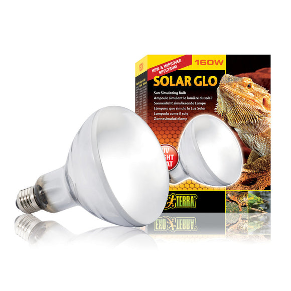 Exo Terra Solar Glo Self-ballasted Mercury Vapor Lamp - 160-watt - Reptile & Amphibian Habitat Heating & Lighting 3