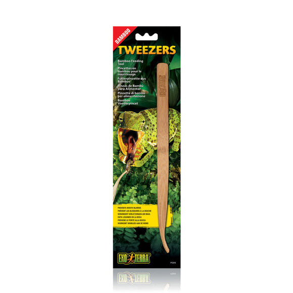 Exo Terra Tweezers Bamboo Feeding Tool - Reptile & Amphibian Supplies 1