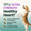 Extra Strength Healthy Heart Chews for Dogs - Dog Supplements & Vitamins 8