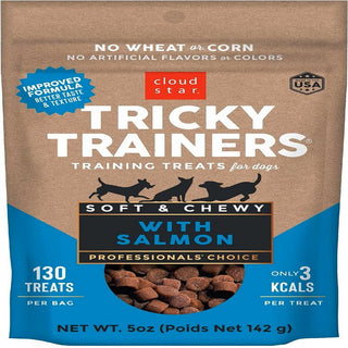 Cloud Star Tricky Trainers Chewy Dog Treats Salmon (5 oz)