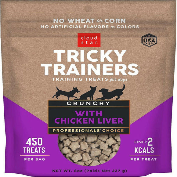Cloud Star Tricky Trainers Crunchy Dog Treats Liver (8 oz)