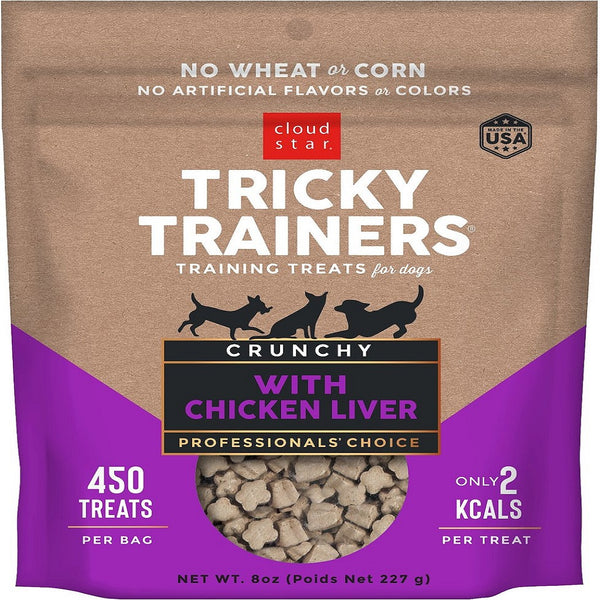 Cloud Star Tricky Trainers Crunchy Dog Treats Liver (8 oz)