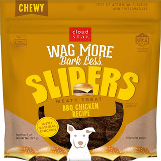 Cloud Star Wag More Bark Less BBQ Chicken Sliders Dog Treats (8 oz)
