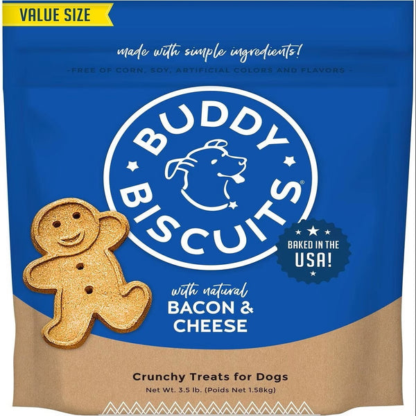 Buddy Biscuits Oven Baked Crunchy Bacon & Cheese Dog Treats