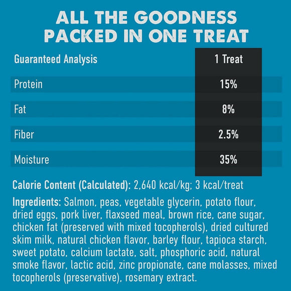 Cloud Star Tricky Trainers Chewy Dog Treats Salmon (5 oz)