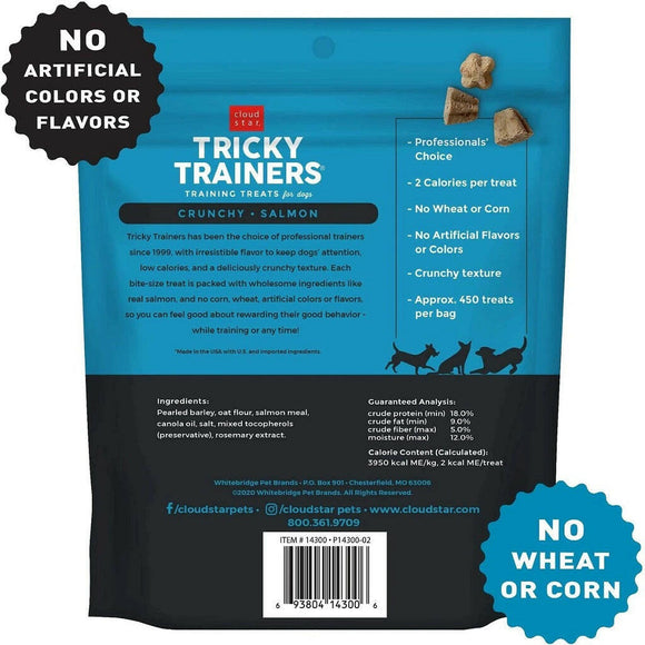 Cloud Star Tricky Trainers Crunchy Dog Treats Salmon (8 oz)