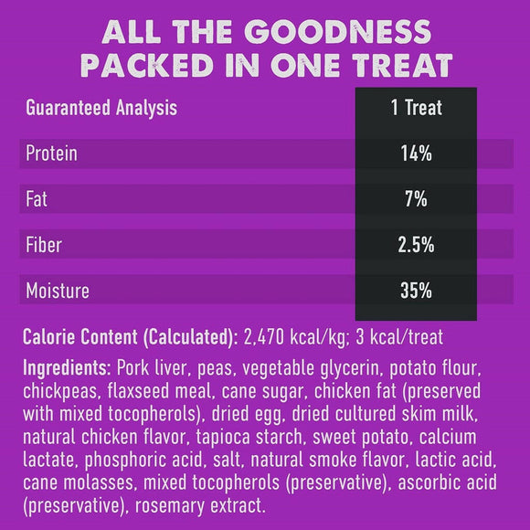 Cloud Star Tricky Trainers Grain Free Chewy Dog Treats Liver (12 oz)