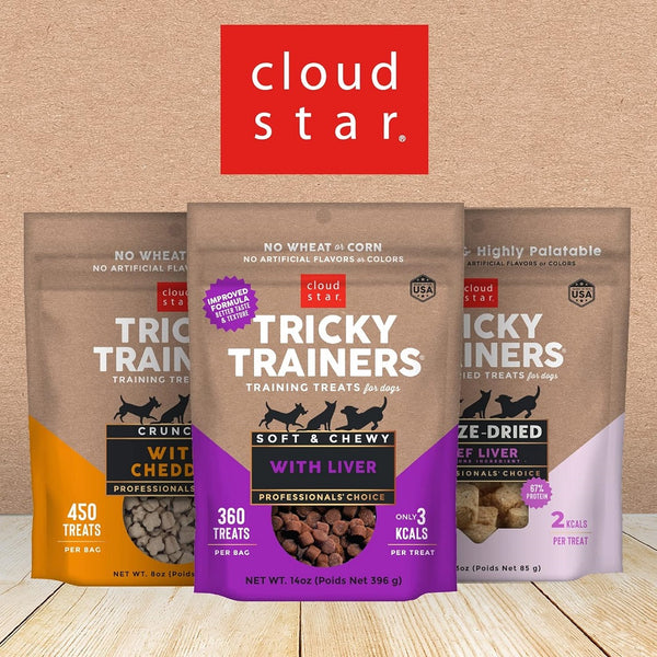 Cloud Star Tricky Trainers Grain Free Chewy Dog Treats Liver (12 oz)