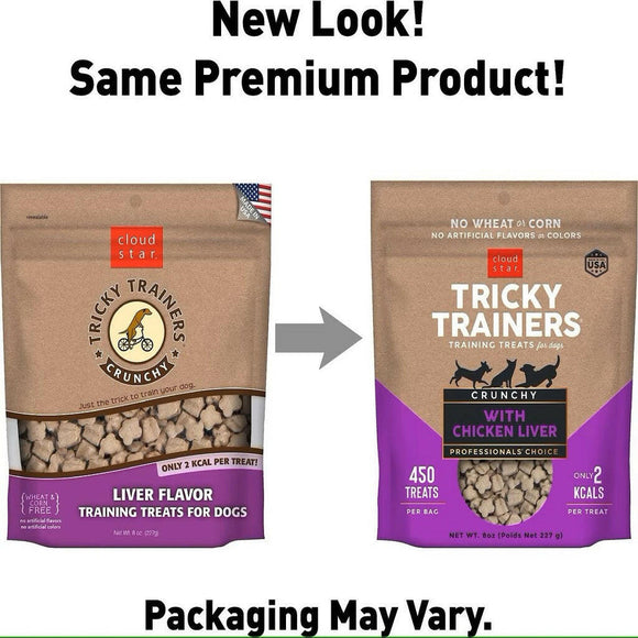 Cloud Star Tricky Trainers Crunchy Dog Treats Liver (8 oz)