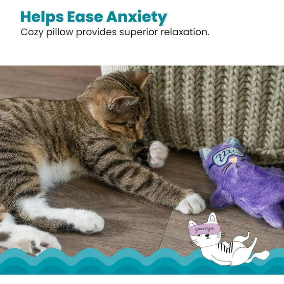 Catstages Purr Pillow Plush Cat Toy, Violet