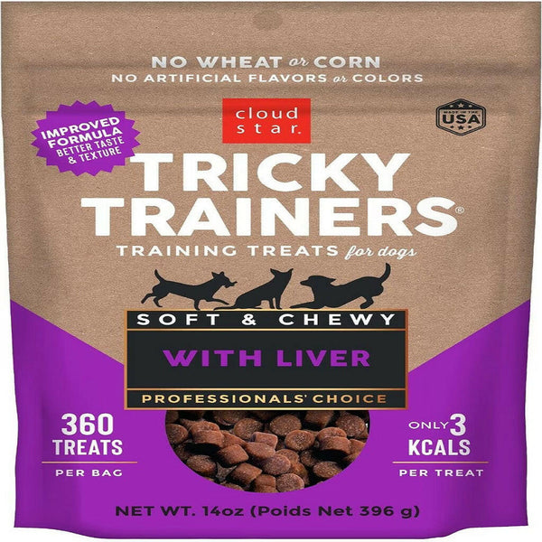 Cloud Star Tricky Trainers Soft & Chewy Liver Dog Treats