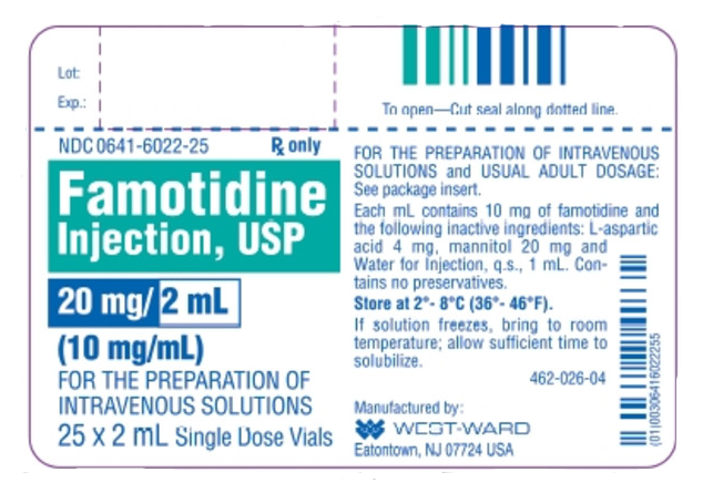 Famotidine Injection 10mg/mL