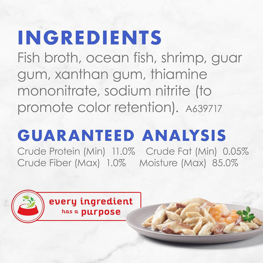 Oceanfish with Shrimp Topper – Fancy Feast Gourmet Cat Appetizer