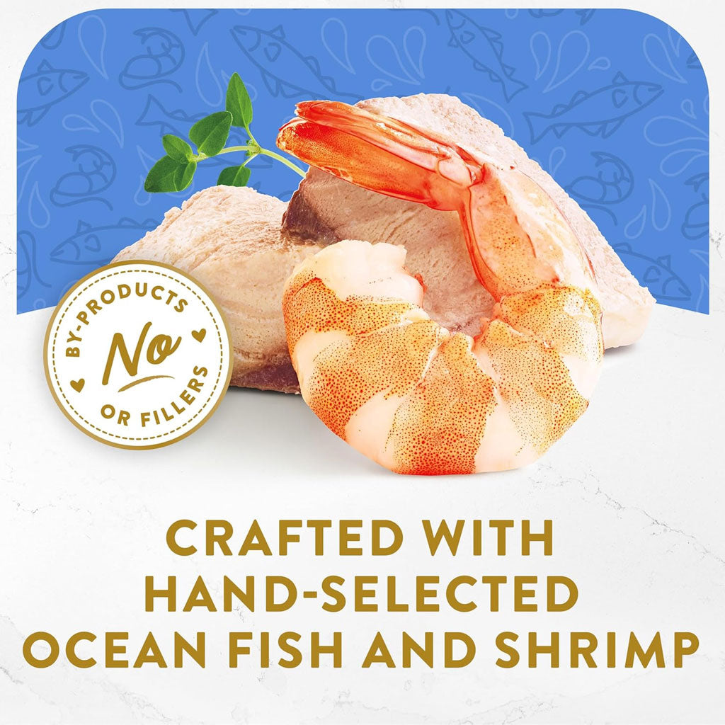 Oceanfish with Shrimp Topper – Fancy Feast Gourmet Cat Appetizer