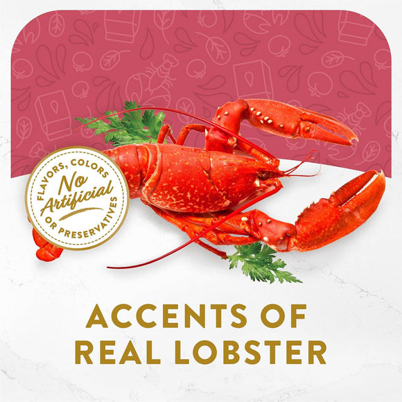 Fancy Feast Broths Seafood Bisque & Accents of Real Lobster Grain-Free Lickable Cat Food Topper