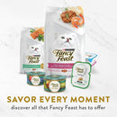 Fancy Feast Broths Seafood Bisque & Accents of Real Lobster Grain-Free Lickable Cat Food Topper