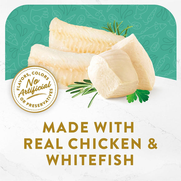 Fancy Feast Classic Broths with Chicken, Vegetables & Whitefish Supplemental Wet Cat Food Pouches