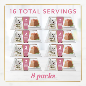 Fancy Feast Gems Mousse Pate Salmon & Gravy Halo Wet Cat Food (2 oz x 16 servings) - Cat Food 2