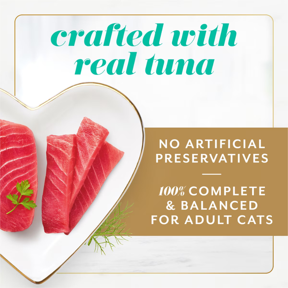 Fancy Feast Gems Mousse Pate Tuna & Gravy Halo Wet Cat Food (2 oz x 16 trays) - Cat Food 4