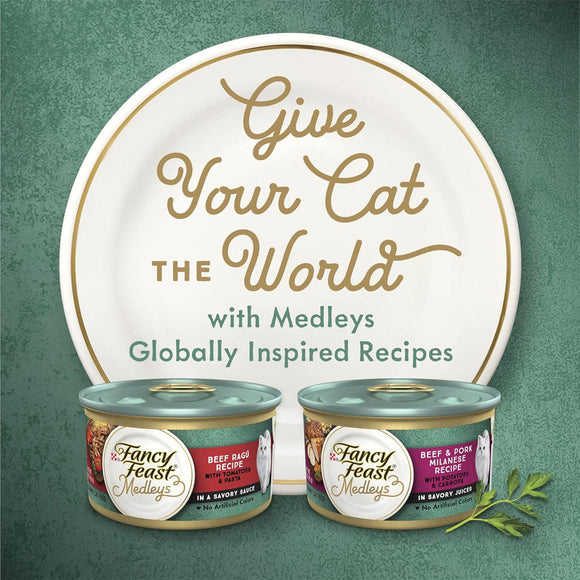 Fancy Feast Medleys Beef & Pork Milanese with Carrot & Potato Wet Cat Food