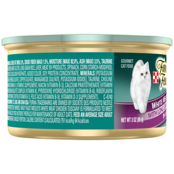 Fancy Feast Medleys White Meat Chicken Tuscany in Sauce Wet Cat Food