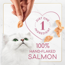 Fancy Feast Purely Natual Hand-Flaked Salmon Cat Treats (10 pouches) - Cat Treats 4
