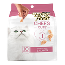 Fancy Feast Purely Natual Hand-Flaked Salmon Cat Treats (10 pouches) - Cat Treats 1
