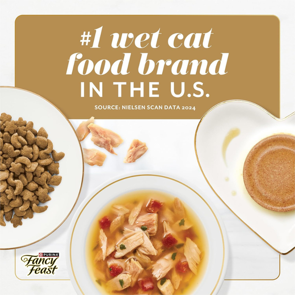 Fancy Feast Purely Natual Hand-Selected Chicken Cat Treats (10 pouches) - Cat Food 8