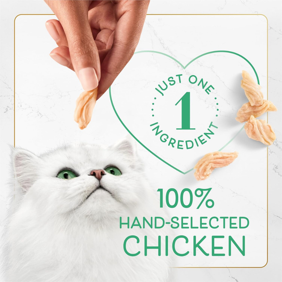 Fancy Feast Purely Natual Hand-Selected Chicken Cat Treats (10 pouches) - Cat Food 3