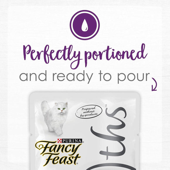 Fancy Feast Senior Classic with Skipjack Tuna & Vegetables in Broth Cat Food Complement & Topper