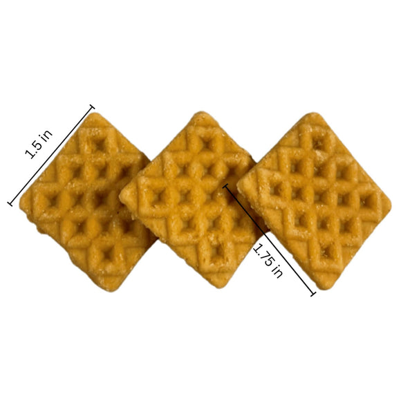 Farmland Traditions Simple Snacks Chicken & Waffle Bites Dog Treats