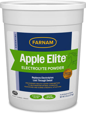 Farnam Apple Elite Apple Flavored Electrolyte Powder for Horses - 5-lb - Horse Vitamins & Supplements 1