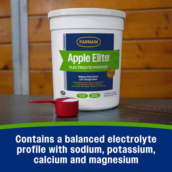 Farnam Apple Elite Apple Flavored Electrolyte Powder for Horses - Horse Vitamins & Supplements 7