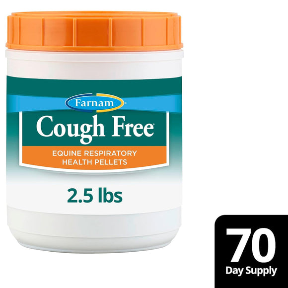 Farnam Cough Free Respiratory Supplement Health Pellets for Horses - Horse Supplements 10