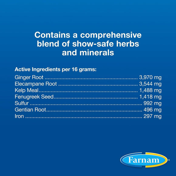 Farnam Cough Free Respiratory Supplement Health Pellets for Horses