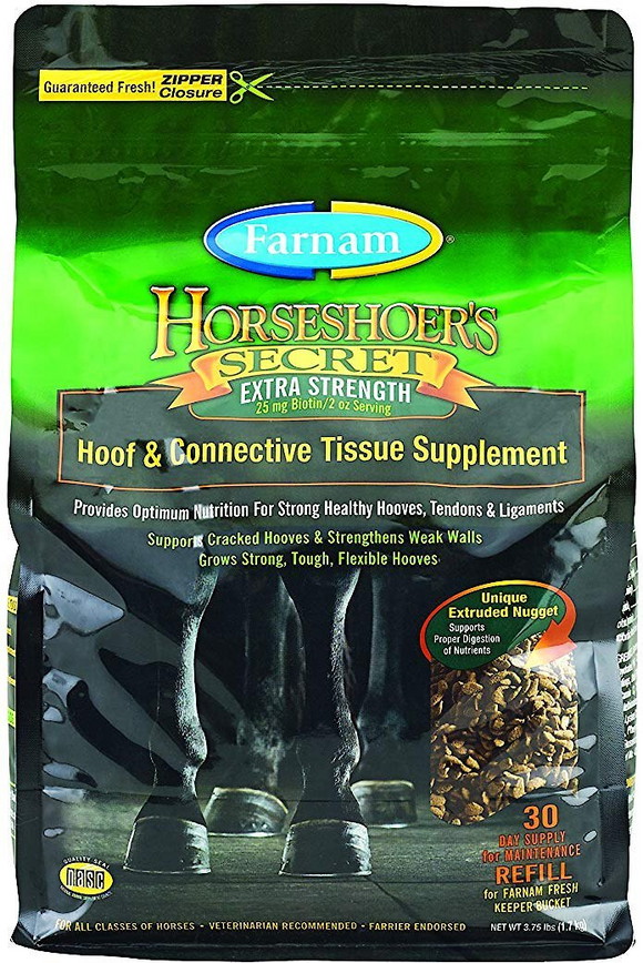 Farnam Horseshoer’s Secret Hoof & Connective Tissue Supplement - 3.75-lb (30 day supply) - Horse Vitamins & Supplements