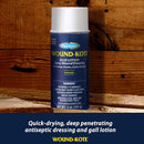 Farnam Wound Kote Blue Lotion Spray Wound Dressing For Horses & Dogs (5 oz)